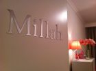 alphabet wall letters - mirrored finish