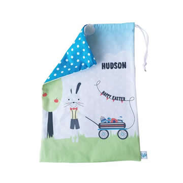 Easter Hunt Bag Basket for Kids - Personalised for Boys
