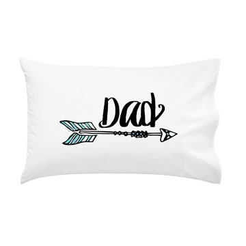 .Personalised Pillowcase for Fathers Day  - Arrow