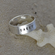 Personalised Name Ring - 6mm