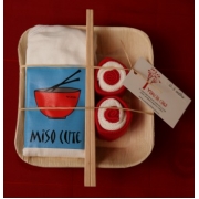 Unique Gift basket for new baby - Banana Leaf Plate Boy/Unisex Miso Cute