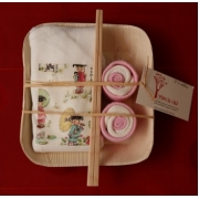 Unique Gift basket for new baby - Banana Leaf Plate Girls Umbrella Kids